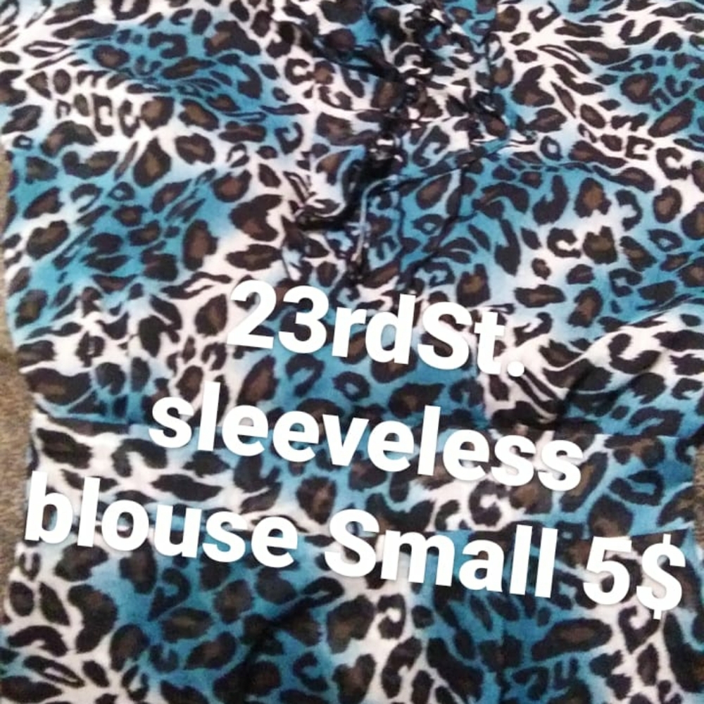 23rdSt. Sleeveless blouse